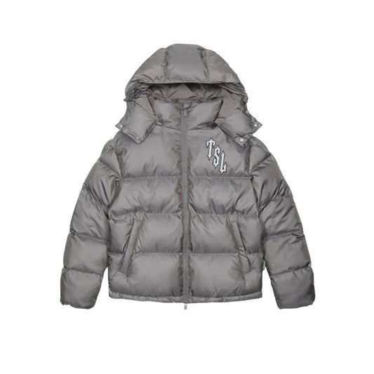 Trapstar Shooters Down Jacket "Grey-Reflective Logo"