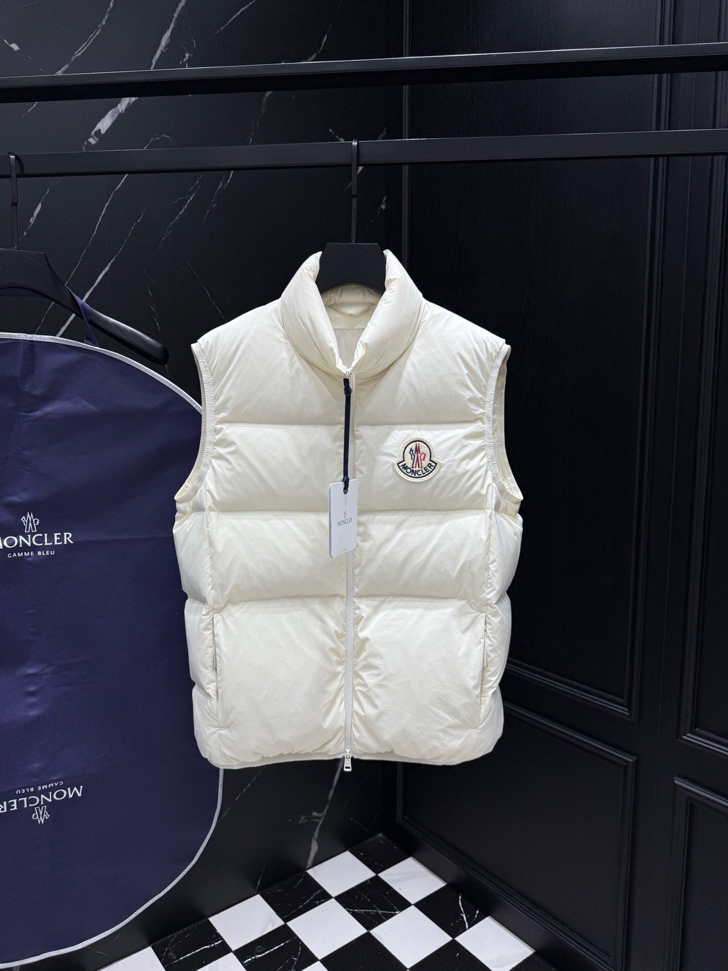 Moncler Almaz Down Vest "White"