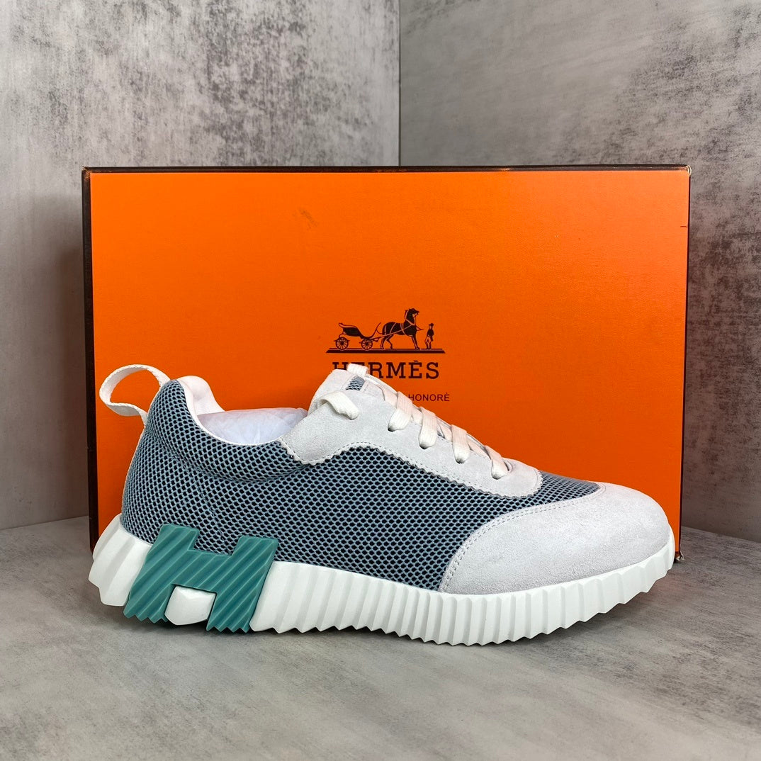 Hermes Bouncing Sneakers "Green-Grey"