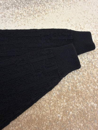 Dior Oblique Sweater "Black Cotton Blend Jersey"