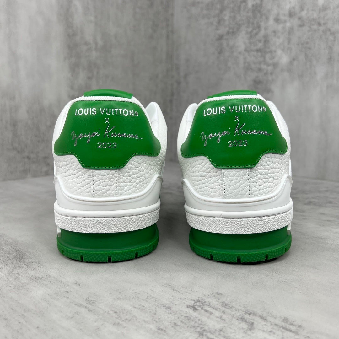 Louis Vuitton x Yayoi Kusama Trainers "Green-White"