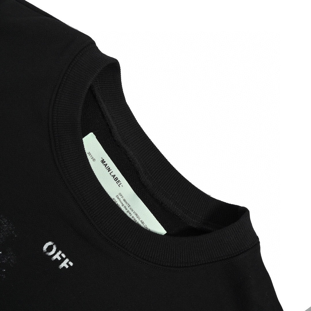 Off-White Galaxy Brushed Sweatshirt "Black"