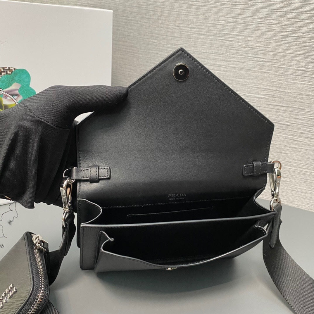 Prada Saffiano Leather Mini Envelope Bag