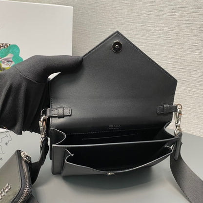 Prada Saffiano Leather Mini Envelope Bag