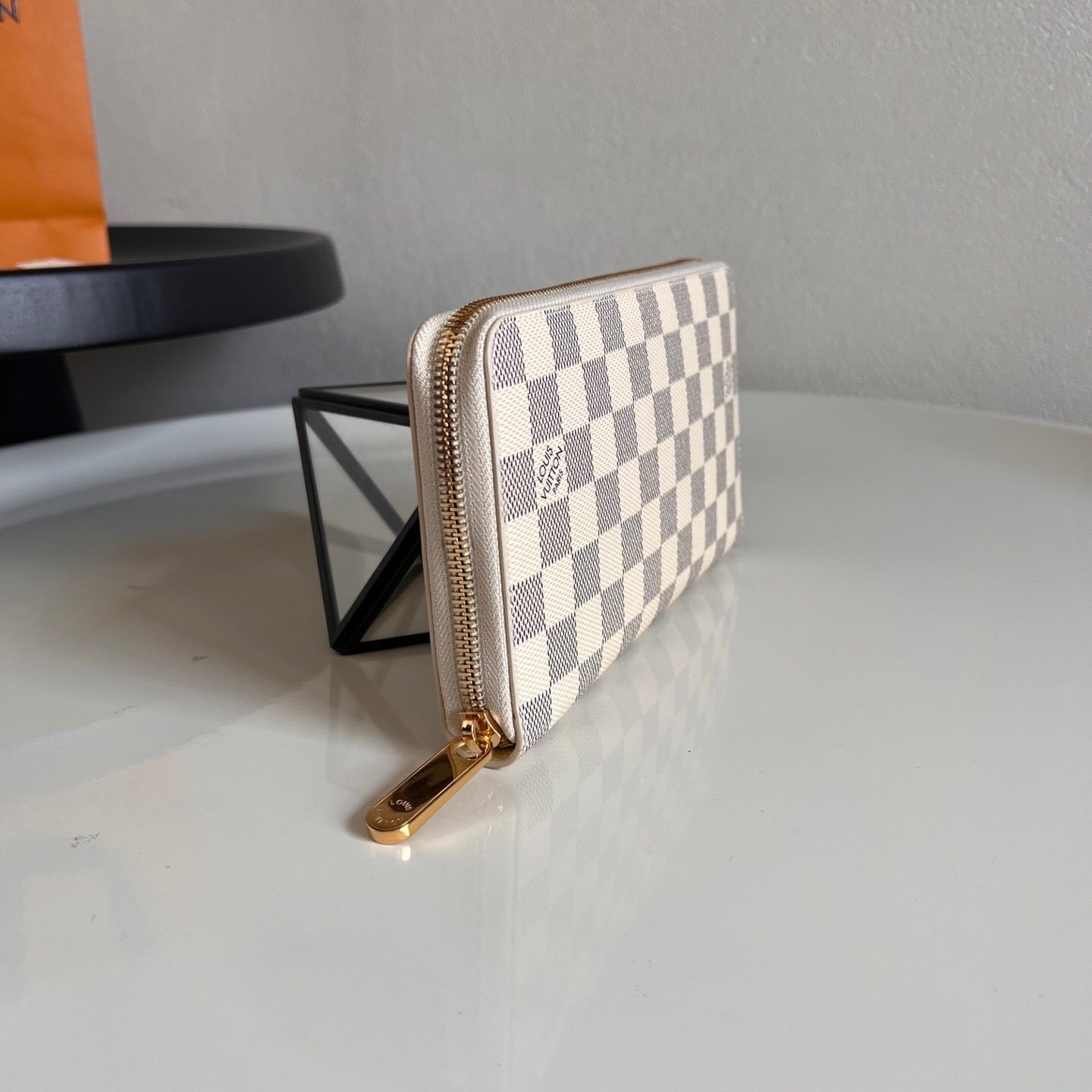 Louis Vuitton Zippy Wallet "Damier Azur"