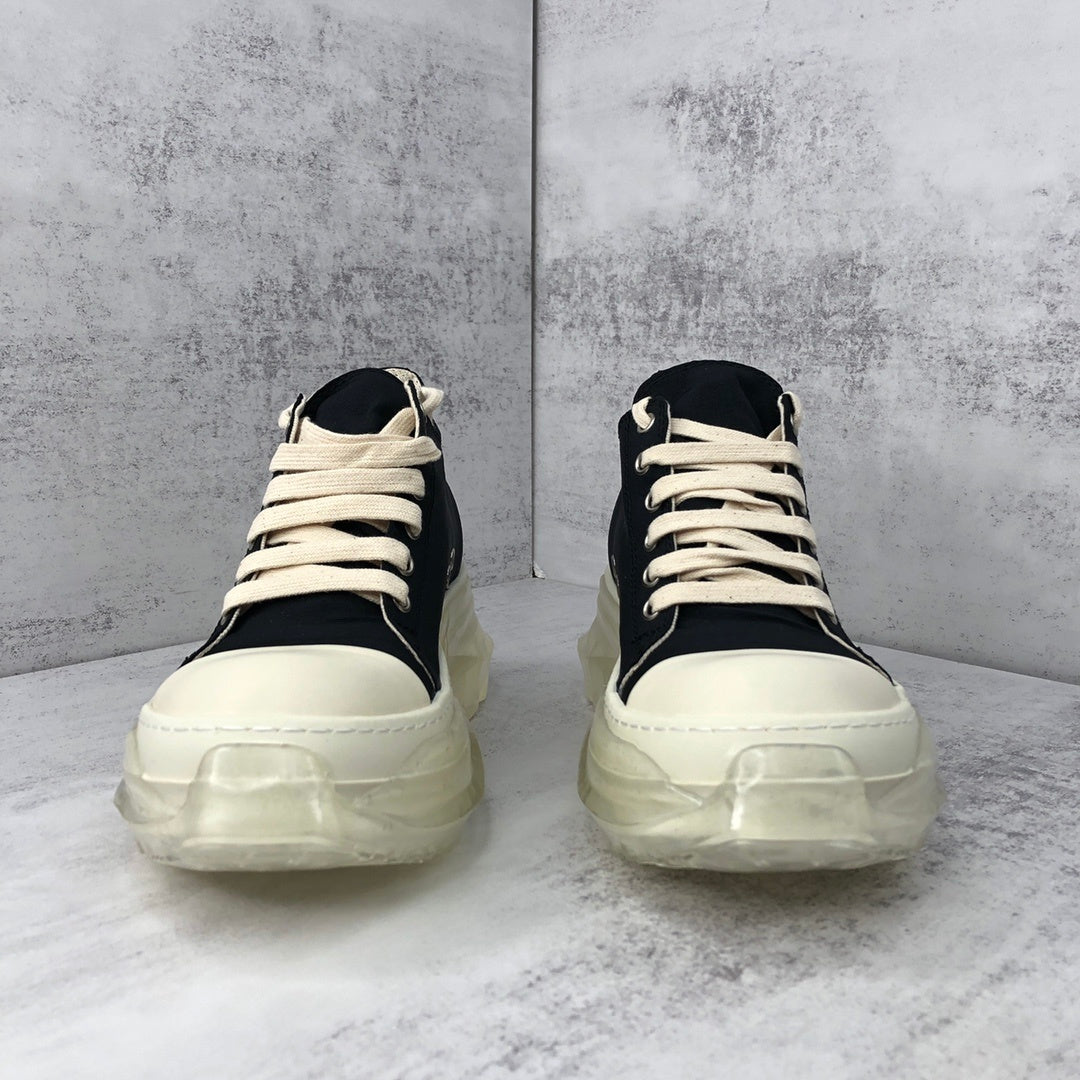 Rick Owens Abstract DRKSHDW Low "Black-Beige Clear Sole"