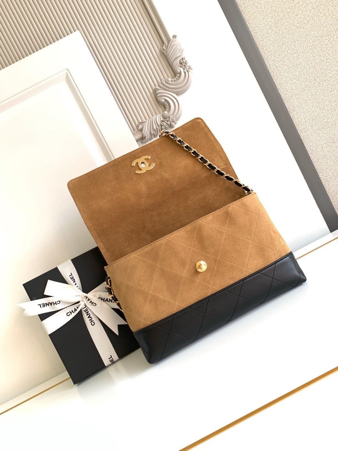 Chanel Flap Bag with Top Handle