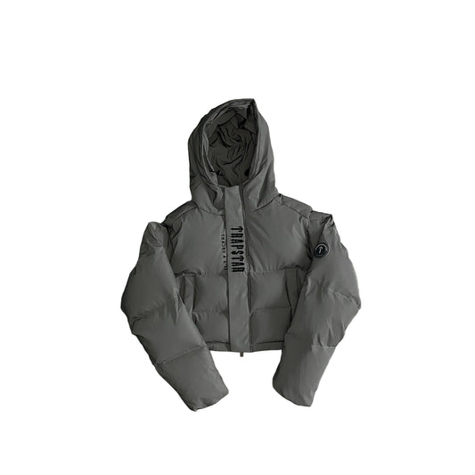 Trapstar Short Decoded Down Jacket "Reflective"