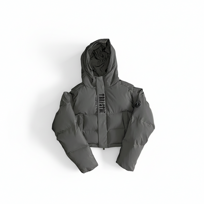 Trapstar Short Decoded Down Jacket "Reflective"