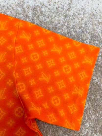 Louis Vuitton Monogram Short-Sleeved T-shirt "Vibrant Orange"