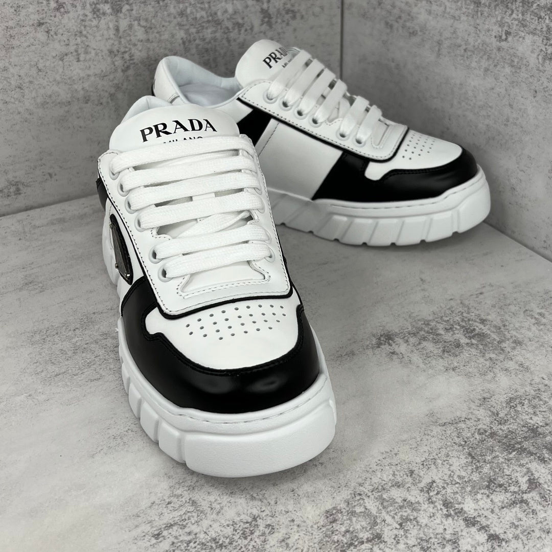 Prada Padded Nappa Leather "Black-White"