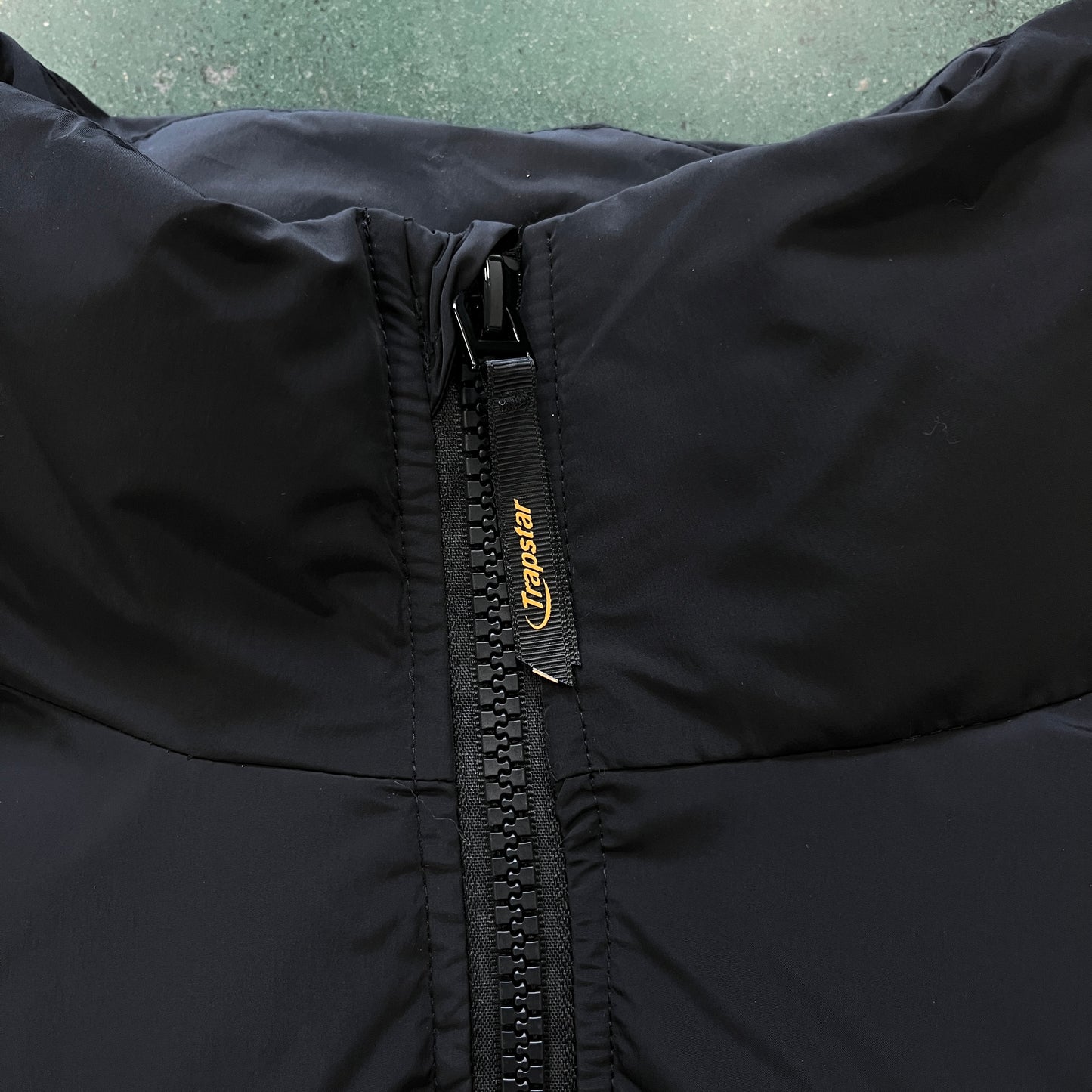 Trapstar Hyperdrive Down Jacket "Black-Orange"