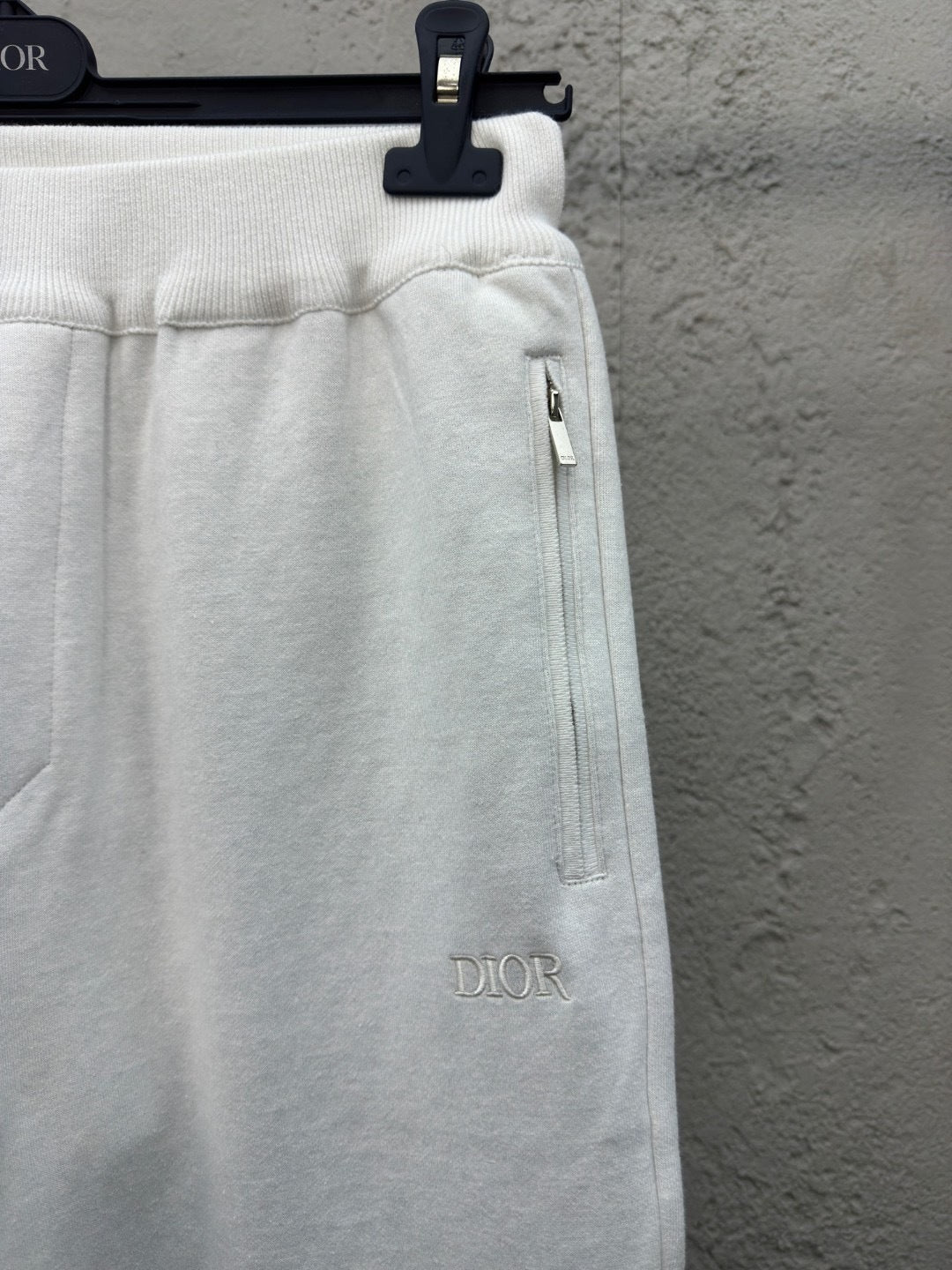 Dior Track Pants "White Cahsmere and Cotton Knit"