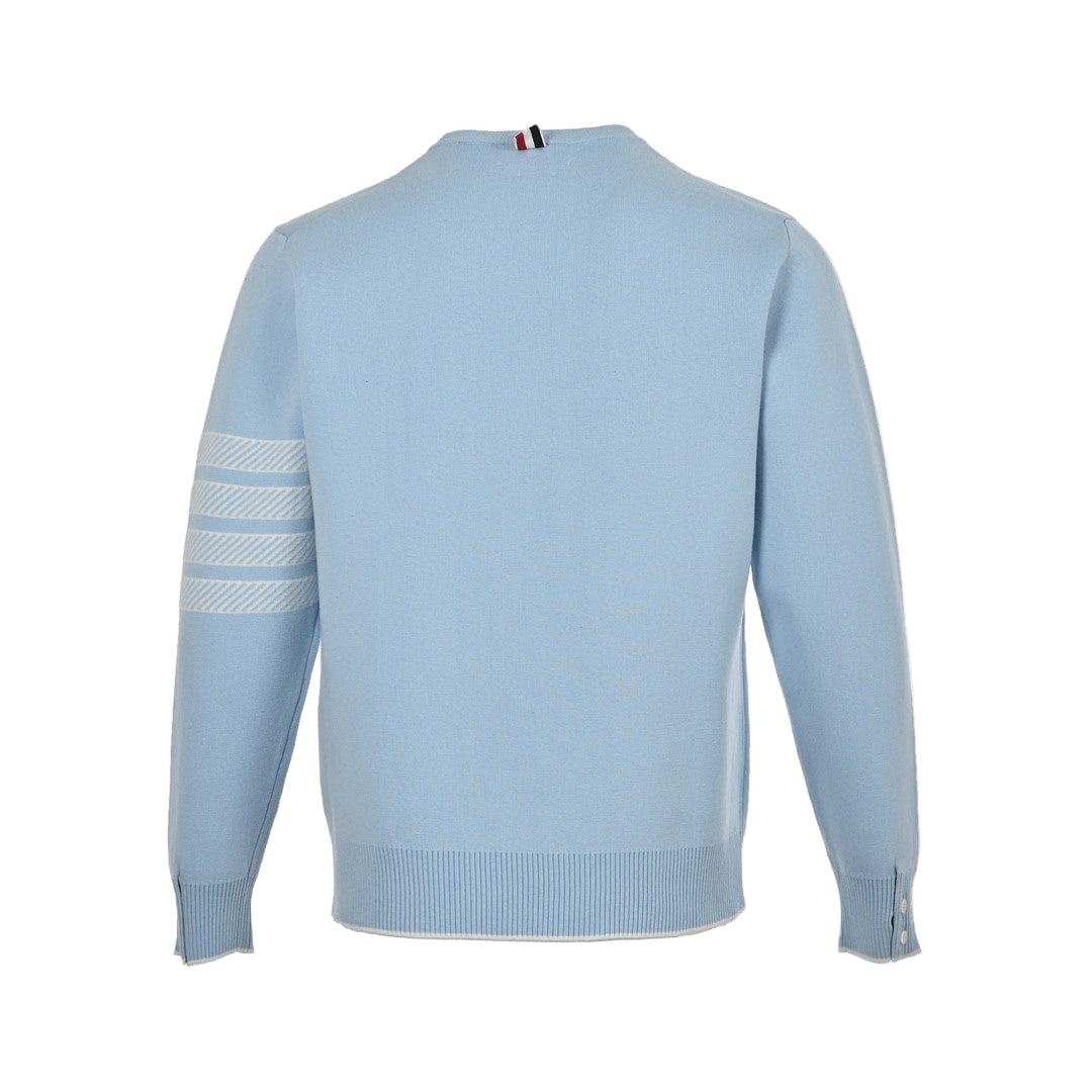 Thom Browne Anchor Sweater "Baby Blue"
