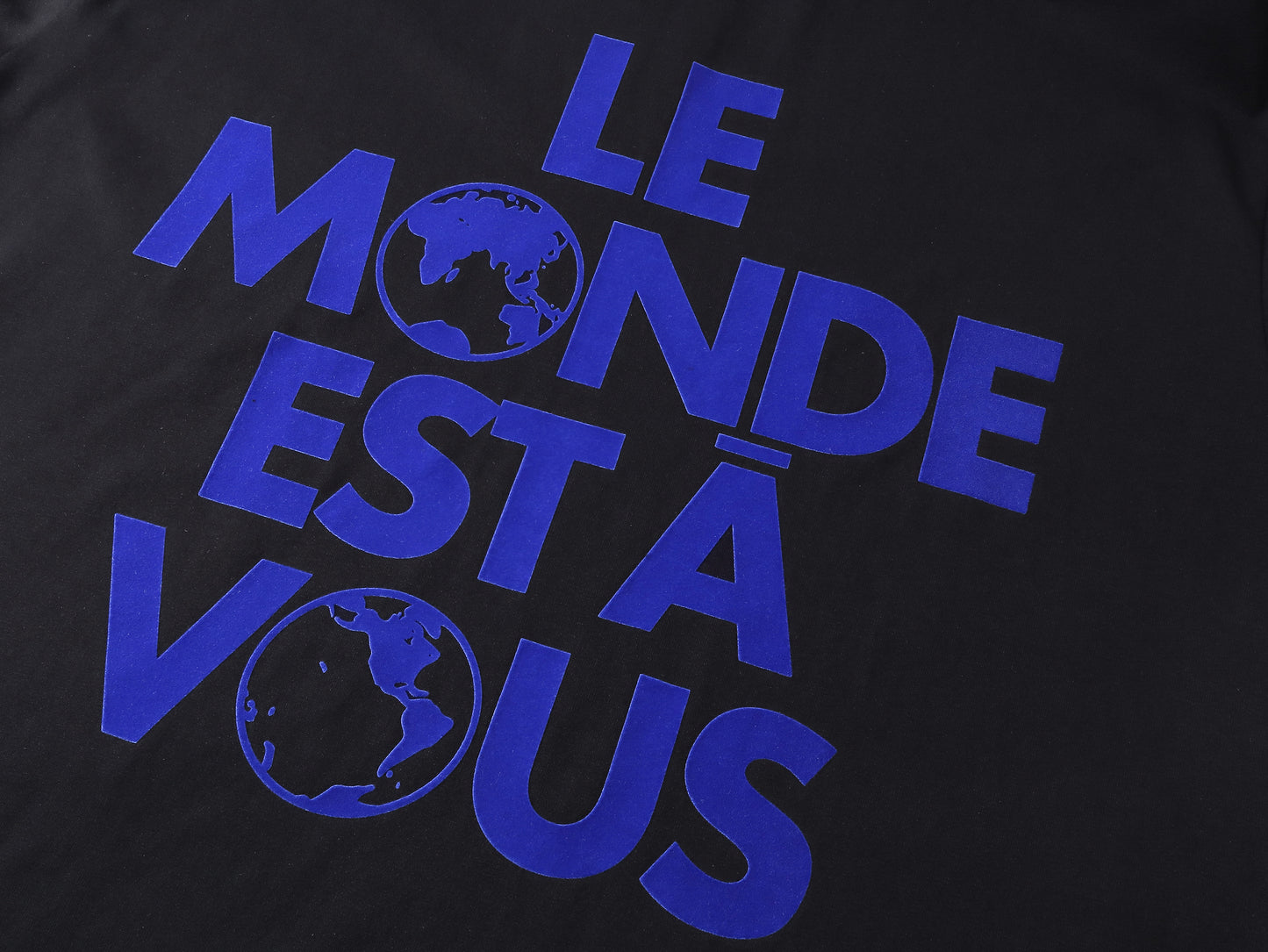 Louis Vuitton Graphic Cotton T-Shirt "Black"
