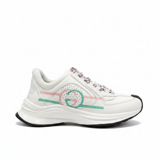 Gucci Run "White-Pink-Turquoise"