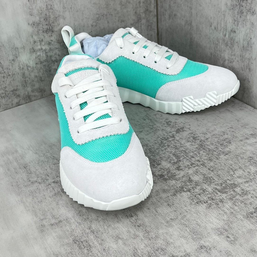 Hermes Bouncing Sneakers "Turquoise-Grey"