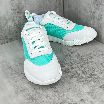 Hermes Bouncing Sneakers "Turquoise-Grey"