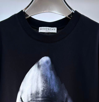 Givenchy Paris Shark Logo T-Shirt "Black"
