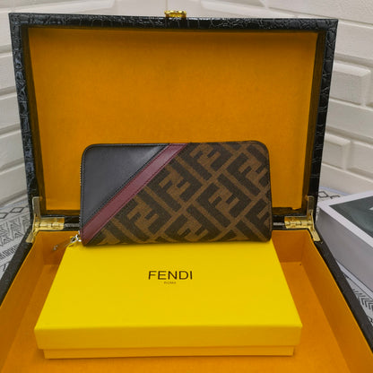 Fendi FF Logo Long Wallet