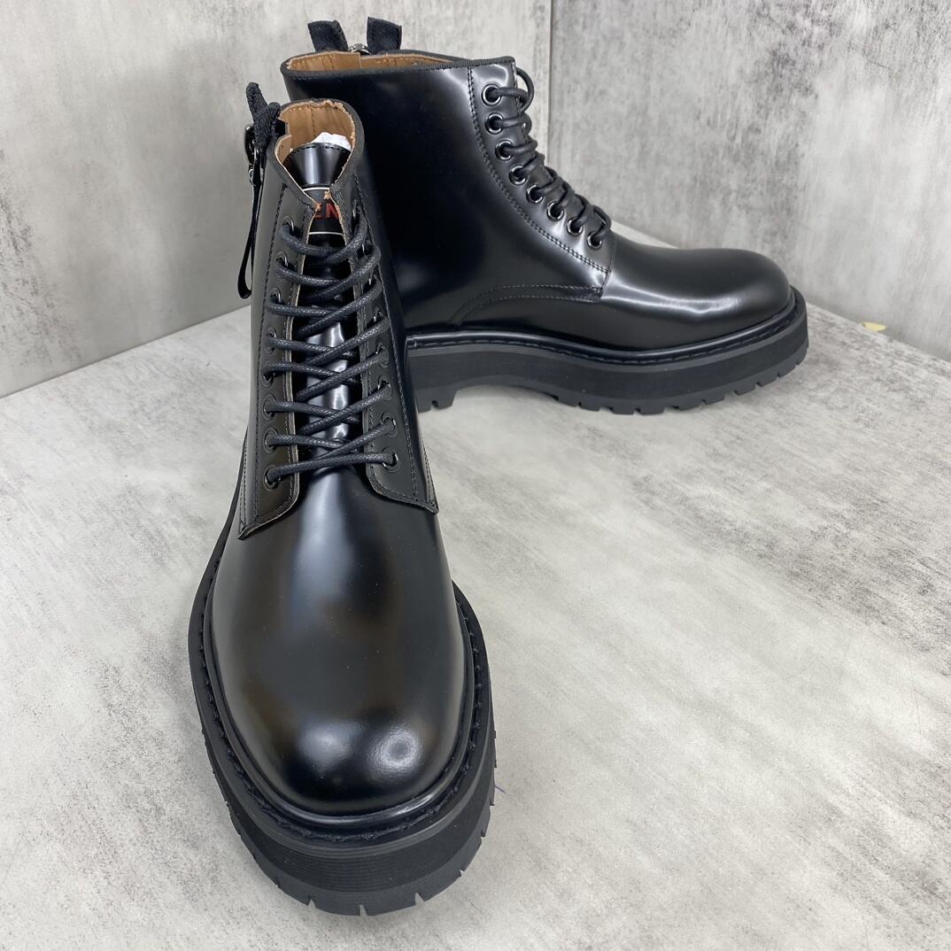 Givenchy Leather Boots Zip-Up