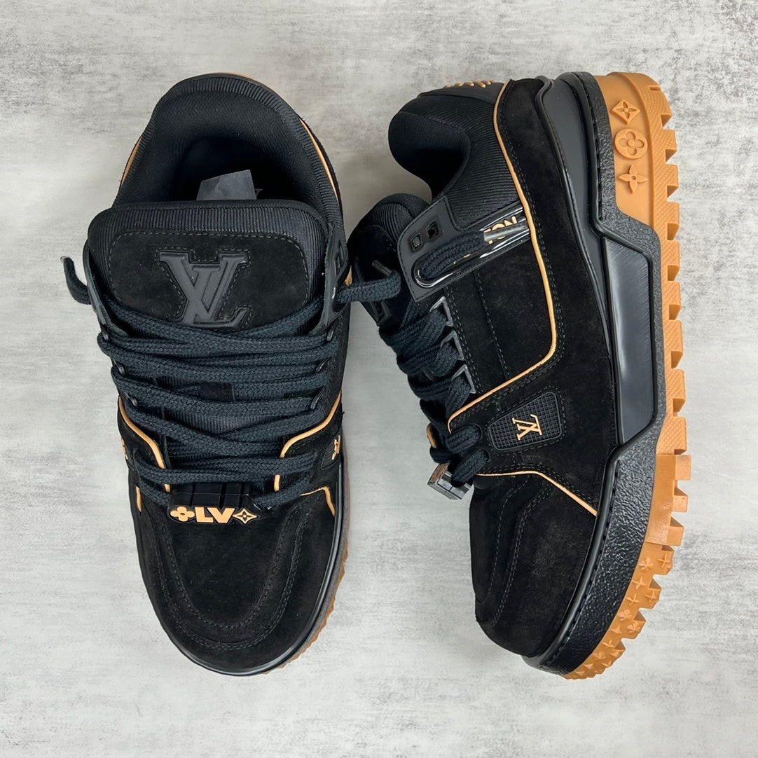 Louis Vuitton Maxi "Brown-Black Suede"