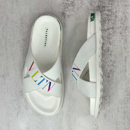 Valentino Garavani Slides "White-Multicolour"