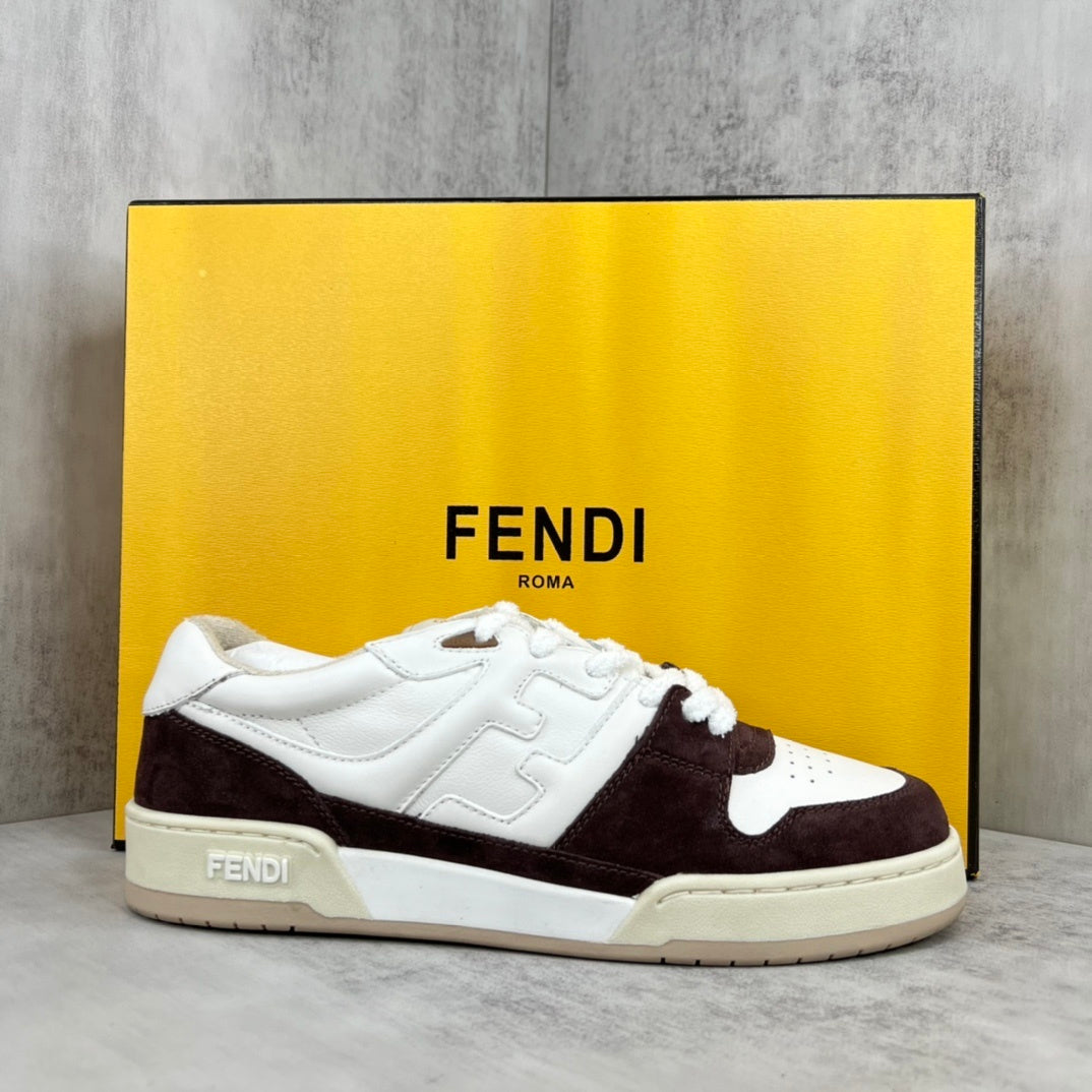 Fendi Match "White-Burgundy Red"