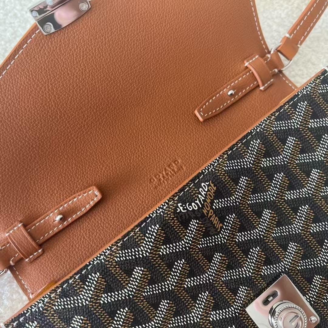 Goyard Goyardine Calfskin Chypre Wallet Pouch
