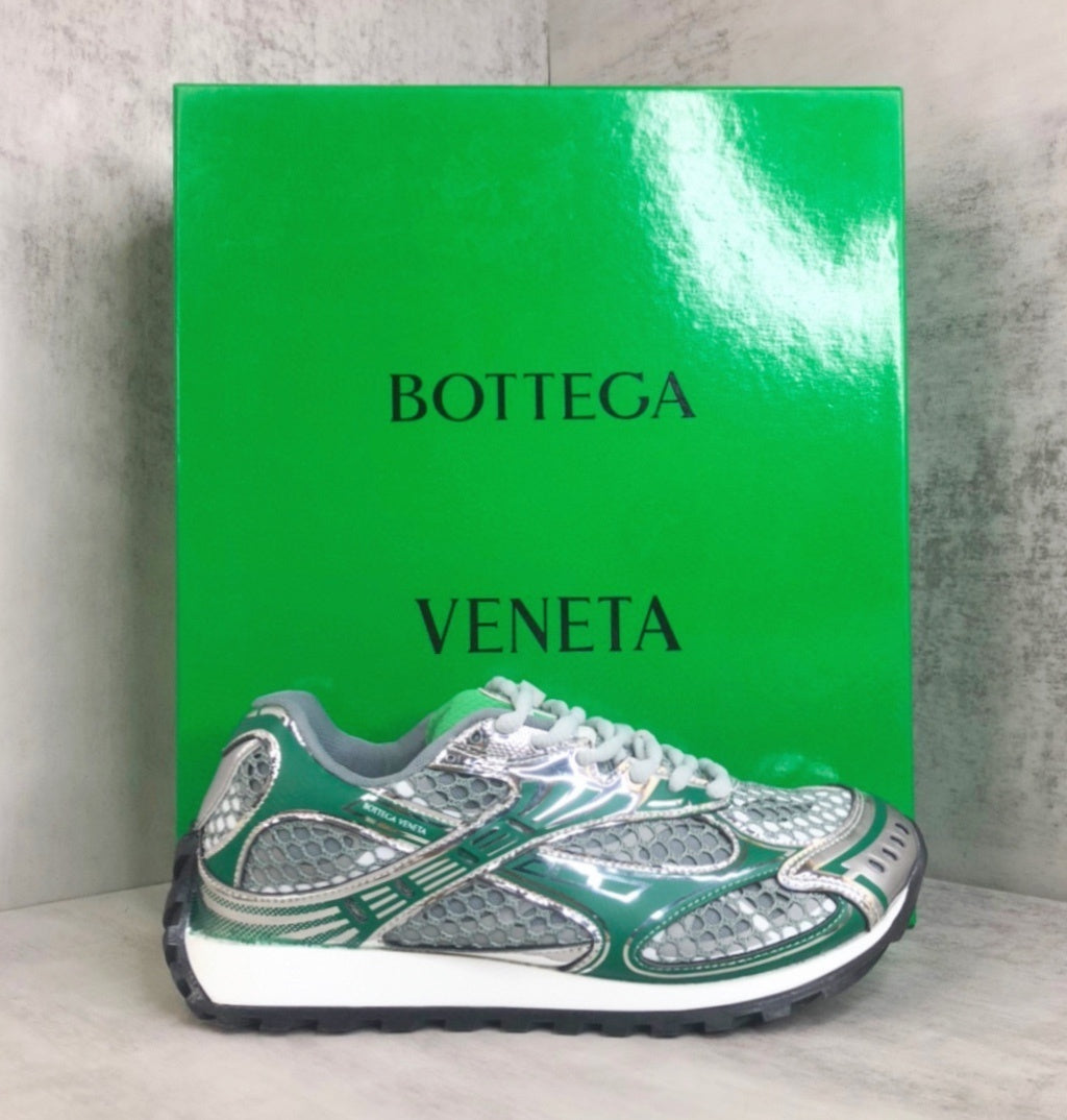 Bottega Veneta Orbit "Green-Silver"