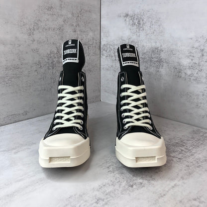 Rick Owens x Converse TURBODRK High "Black"