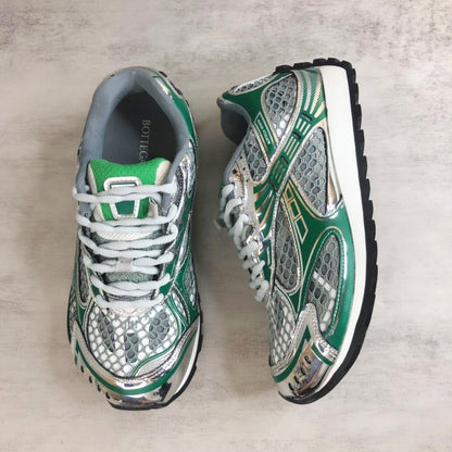 Bottega Veneta Orbit "Green-Silver"