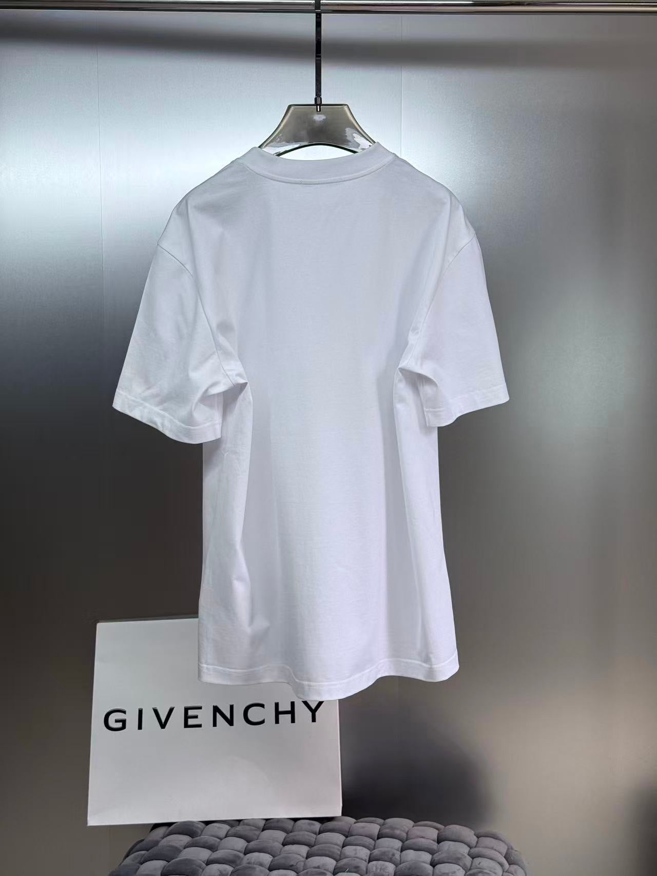 Givenchy Emrboidered Logo T-Shirt "White"