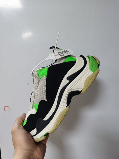 Balenciaga Triple S "White-Fluo Green"