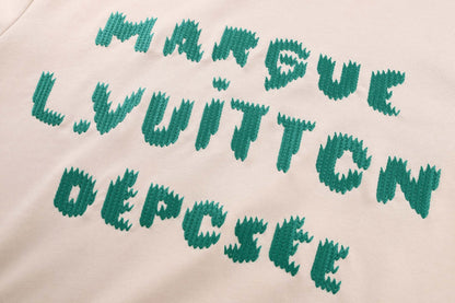 Louis Vuitton Embroidered Signature Sweatshirt "Light Beige"