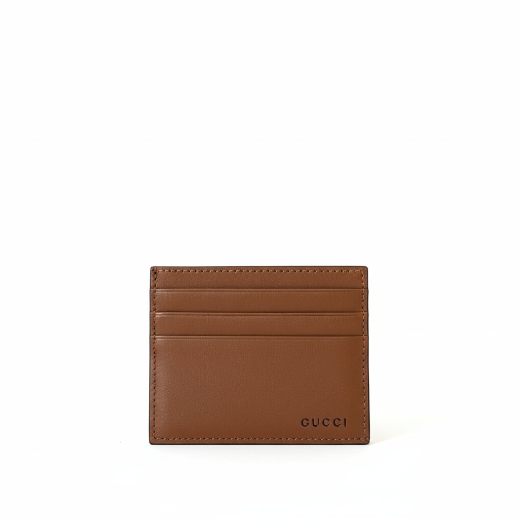 Gucci GG Emblem Embossed Card Case