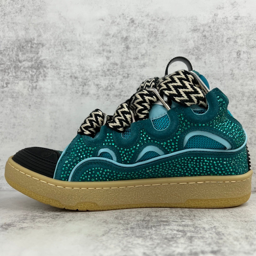 Lanvin Curb "Blue" Crystal