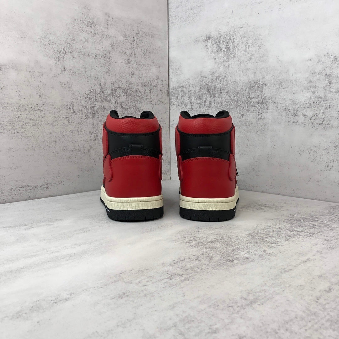 Amiri Skel Top High "Black-Red"