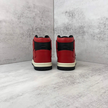Amiri Skel Top High "Black-Red"