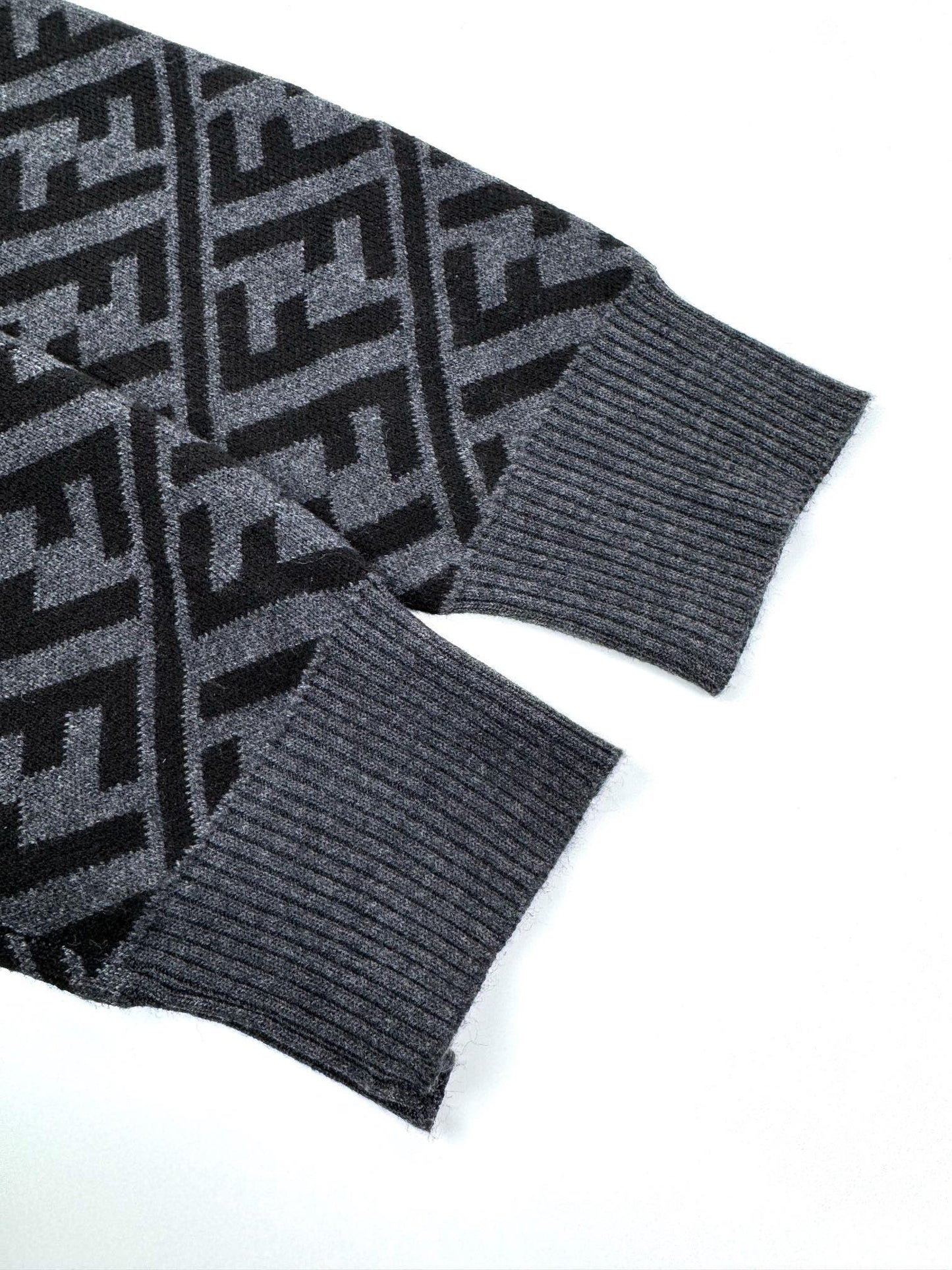 Fendi FF Monogram Sweater "Grey-Black"