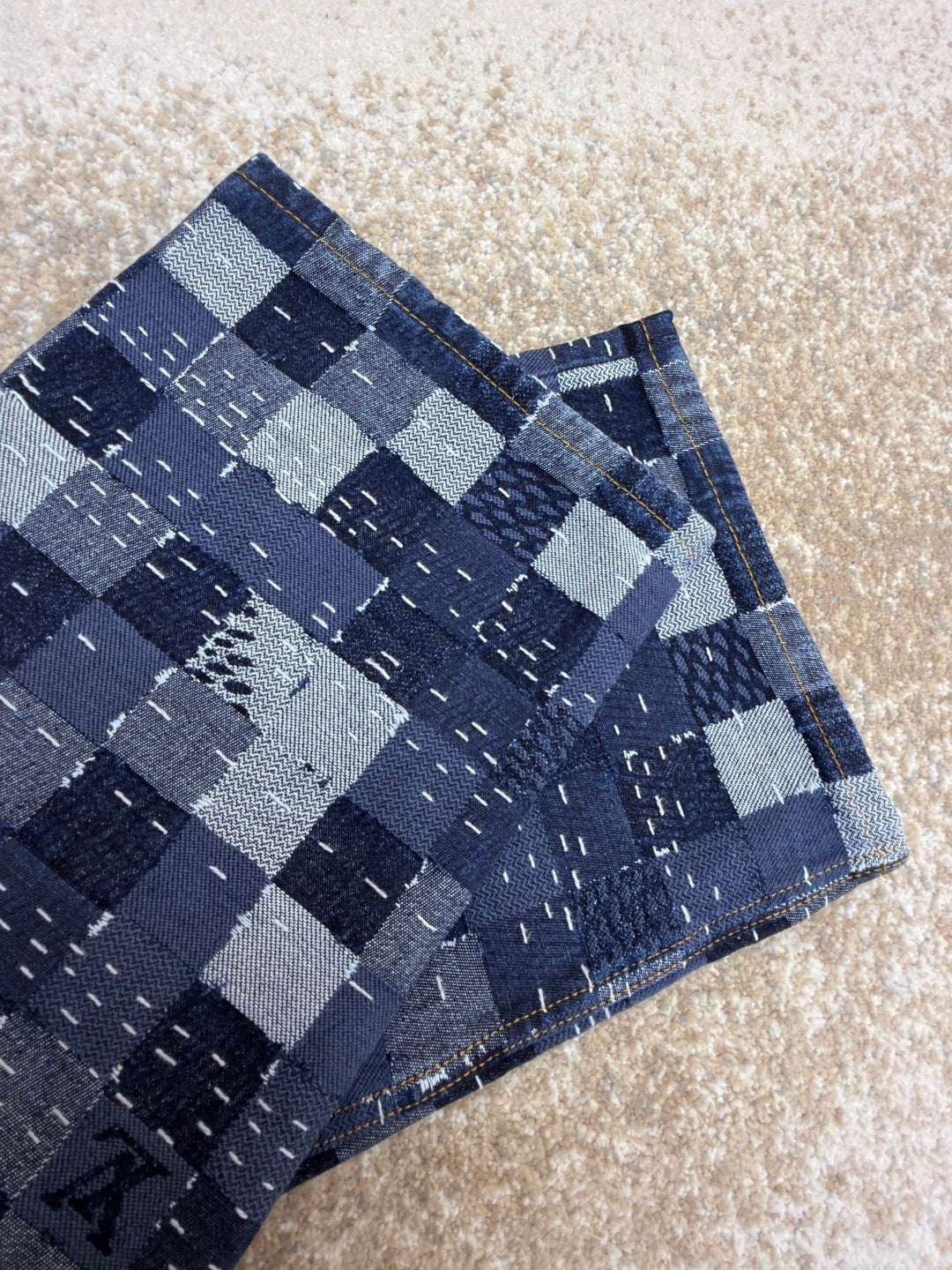 Louis Vuitton Damier Denim Skate Pants