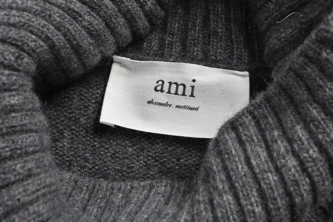 Ami Paris Ami De Coeur Sweater "Grey"