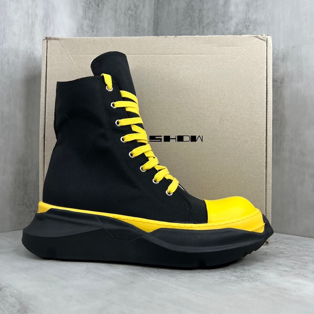 Rick Owens Abstract DRKSHDW High "Black-Yellow"