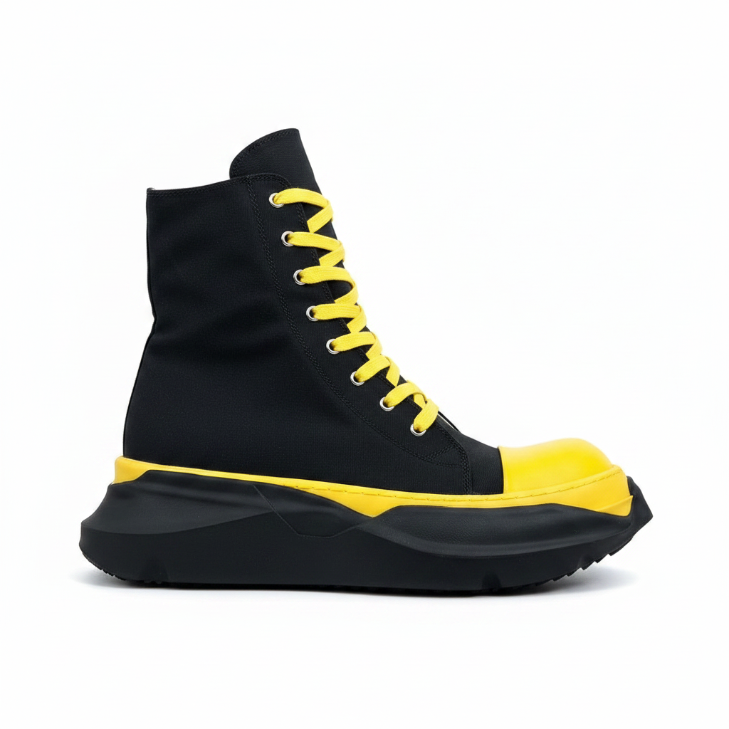 Rick Owens Abstract DRKSHDW High "Black-Yellow"