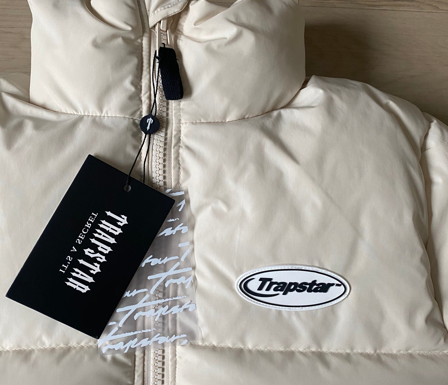 Trapstar Hyperdrive Down Jacket "Cream"