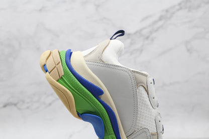 Balenciaga Triple S "Grey-Blue-Green Sole"