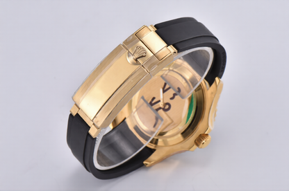 Rolex Yacht-Master 42mm Oysterflex Strap Ceramic Bezel Black Dial