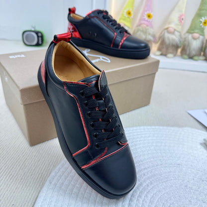 Christian Louboutin Fun Louis Junior "Black-Red"