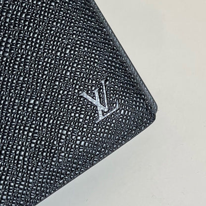 Louis Vuitton Brazza Wallet "Taiga Leather"