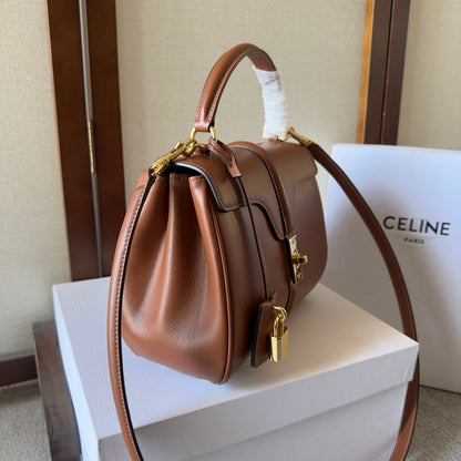 Celine Small 16 Bag in Natural Calfskin "Tan"